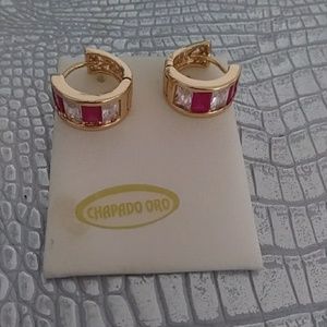 Gold earrings